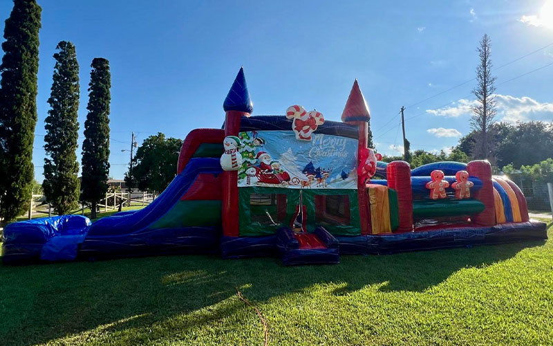 30x45 framed tent with rectangle tables