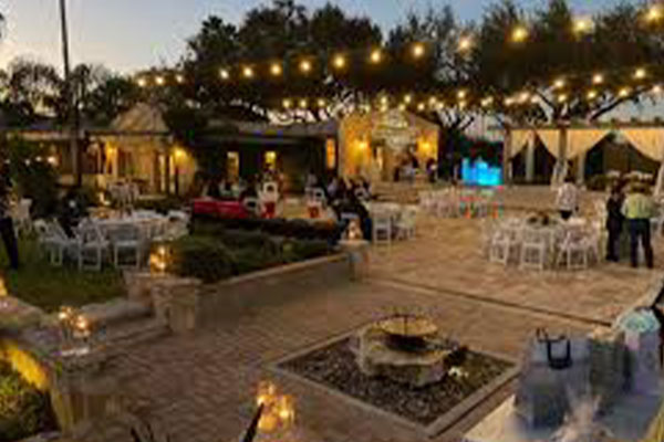 Tables, chairs, and linens for events